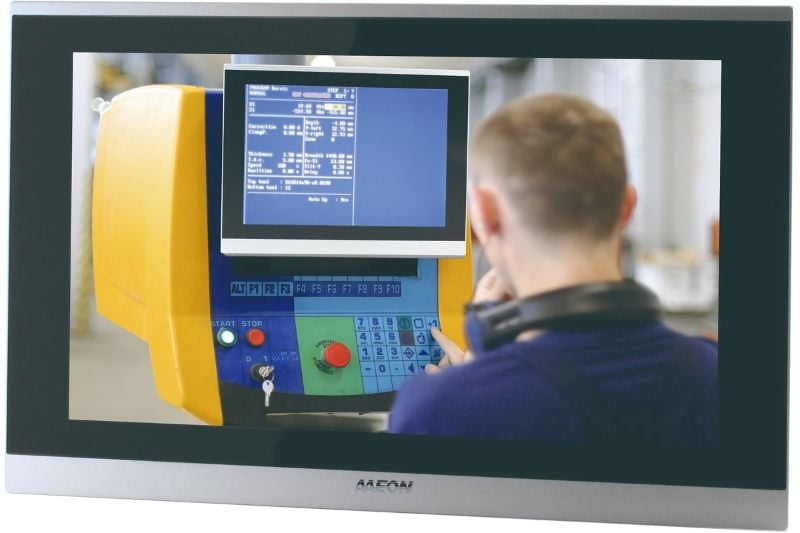 The OMNI-ADN series of HMI panel PCs feature a modular design that
enables users to upgrade parts or scale up display size when needed.